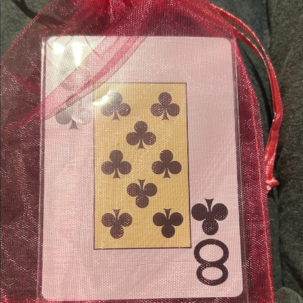 Playing Card with Red Pouch Kurt gieger